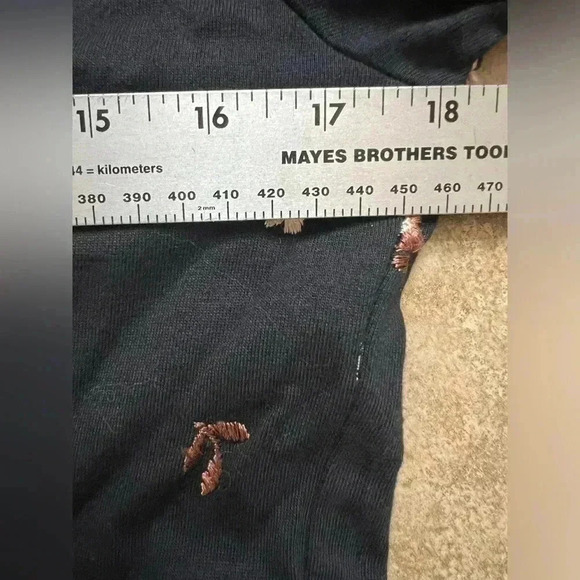 Vintage Johnny Was T Shirt Embroidered Dress One Size - Picture 4 of 8